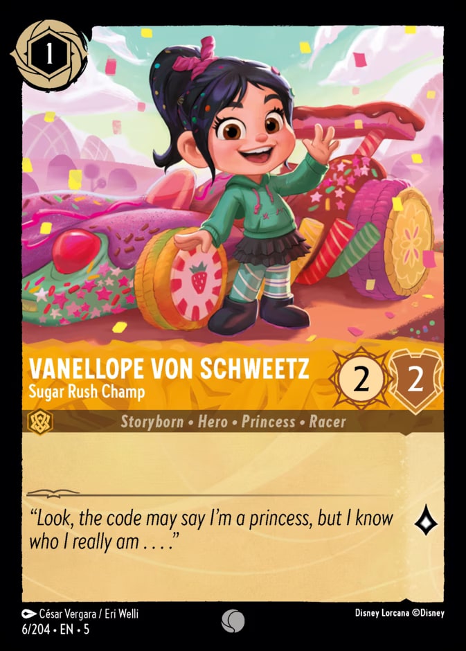 Vanellope von Schweetz - Sugar Rush Champ, Shimmering Skies 6/204