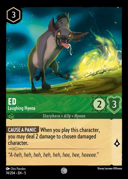 Ed - Laughing Hyena, Shimmering Skies 74/204