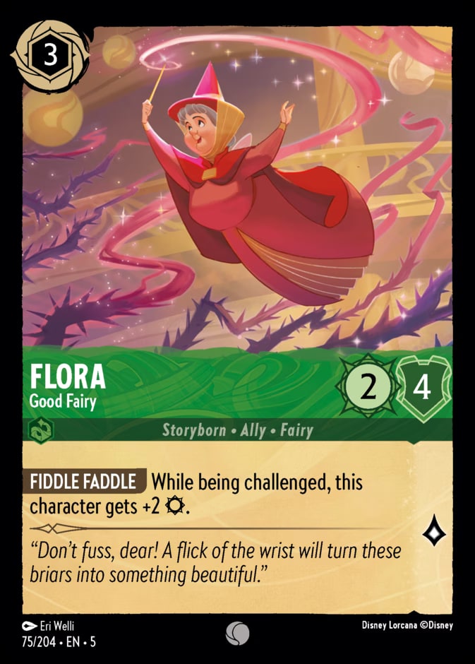 Flora - Good Fairy, Shimmering Skies 75/204