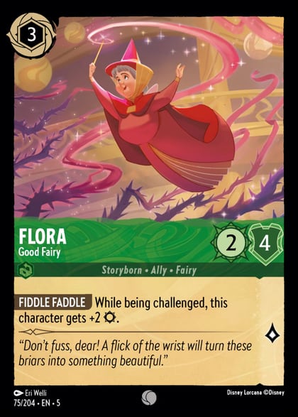 Flora - Good Fairy, Shimmering Skies 75/204