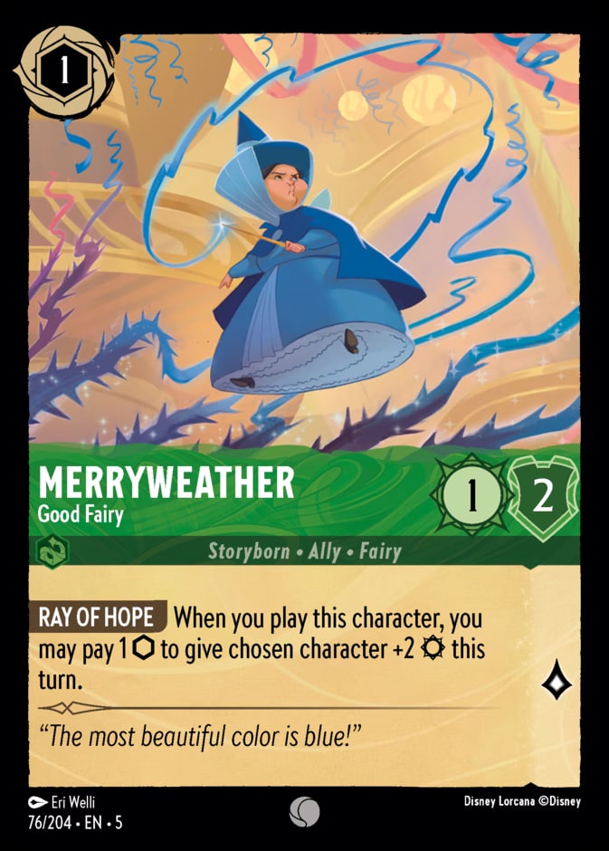 Merryweather - Good Fairy, Shimmering Skies 76/204