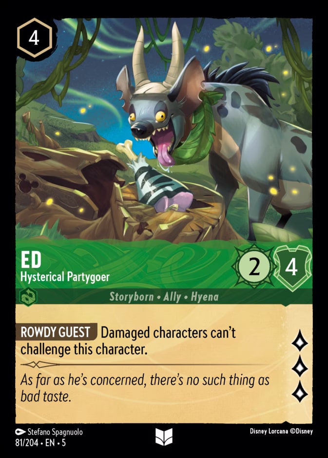 Ed - Hysterical Partygoer, Shimmering Skies 81/204