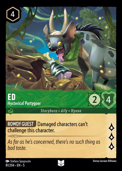 Ed - Hysterical Partygoer, Shimmering Skies 81/204
