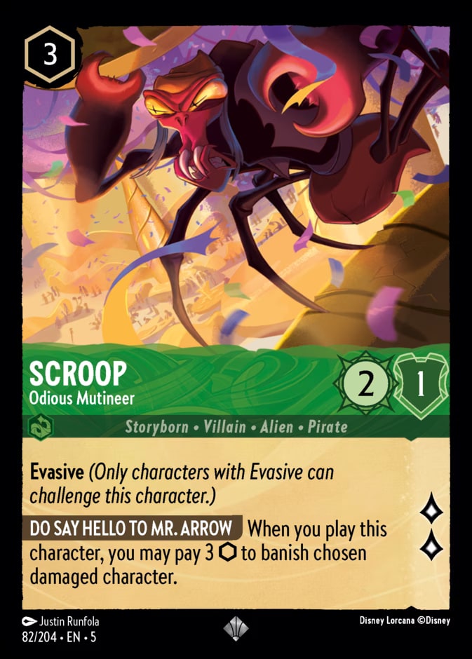 Scroop - Odious Mutineer, Shimmering Skies 82/204