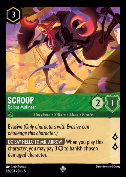 Scroop - Odious Mutineer, Shimmering Skies 82/204