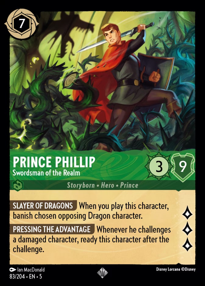 Prince Phillip - Swordsman of the Realm, Shimmering Skies 83/204