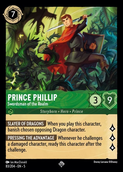 Prince Phillip - Swordsman of the Realm, Shimmering Skies 83/204