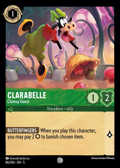 Clarabelle - Clumsy Guest, Shimmering Skies 86/204