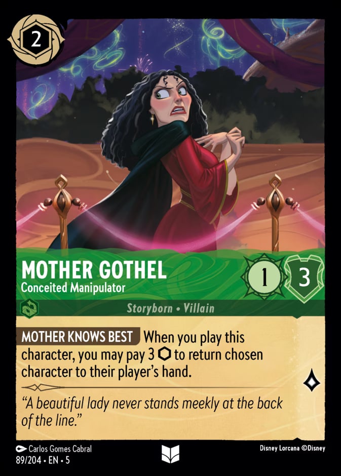 Mother Gothel - Conceited Manipulator, Shimmering Skies 89/204
