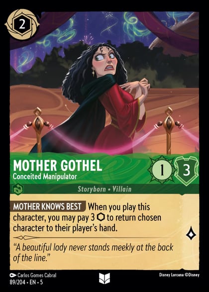 Mother Gothel - Conceited Manipulator, Shimmering Skies 89/204