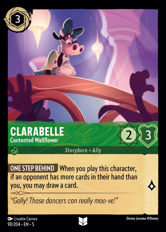 Clarabelle - Contented Wallflower, Shimmering Skies 90/204