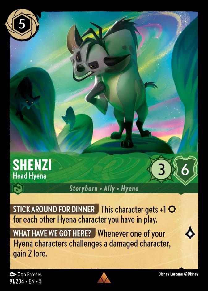 Shenzi - Head Hyena, Shimmering Skies 91/204