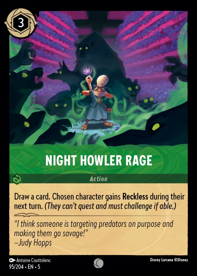 Night Howler Rage, Shimmering Skies 95/204