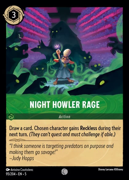 Night Howler Rage, Shimmering Skies 95/204