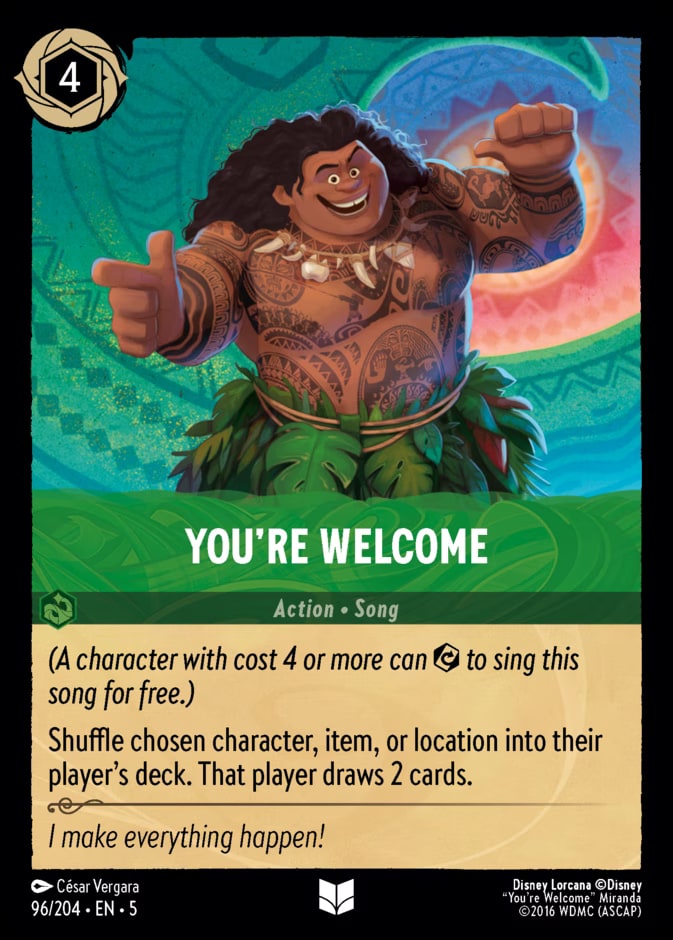 You're Welcome, Shimmering Skies 96/204