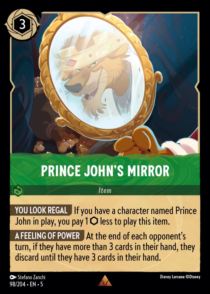 Prince John's Mirror, Shimmering Skies 98/204