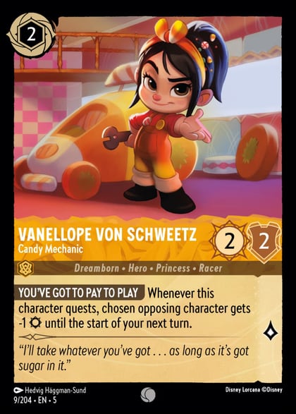 Vanellope von Schweetz - Candy Mechanic, Shimmering Skies 9/204