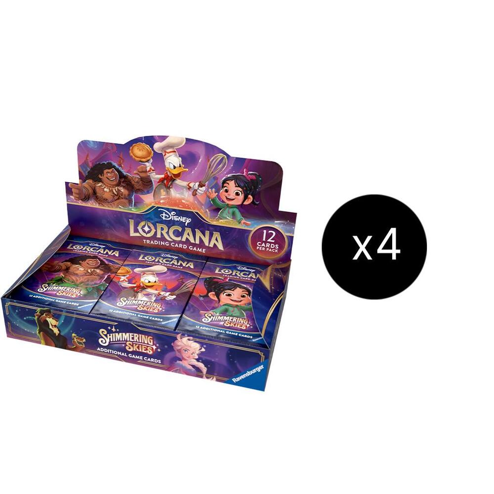 Disney Lorcana: Shimmering Skies Booster Box Case, Shimmering Skies P555131