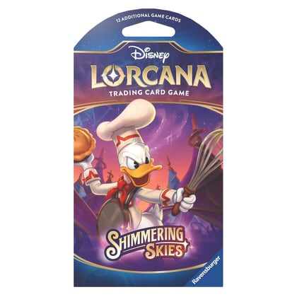 Disney Lorcana: Shimmering Skies Sleeved Booster Pack, Shimmering Skies P565133