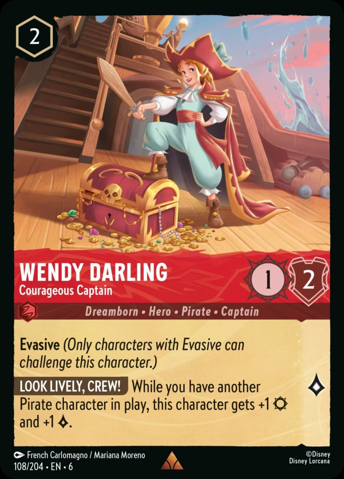 Wendy Darling - Courageous Captain, Azurite Sea 108/204