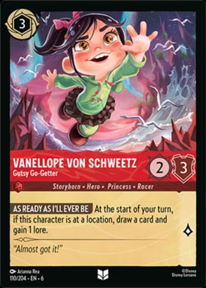 Vanellope von Schweetz - Gutsy Go-Getter, Azurite Sea 110/204