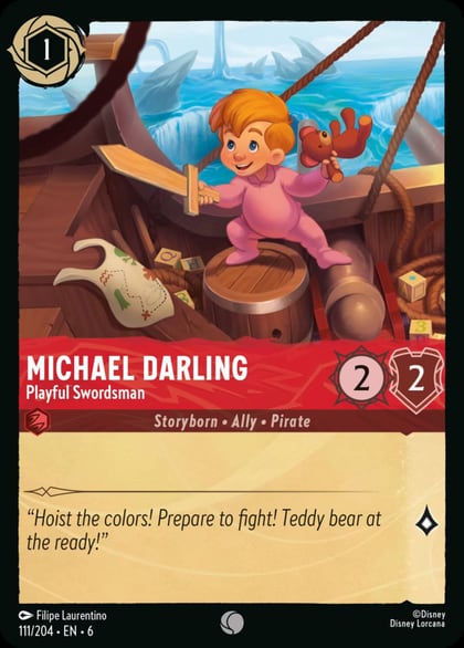 Michael Darling - Playful Swordsman, Azurite Sea 111/204