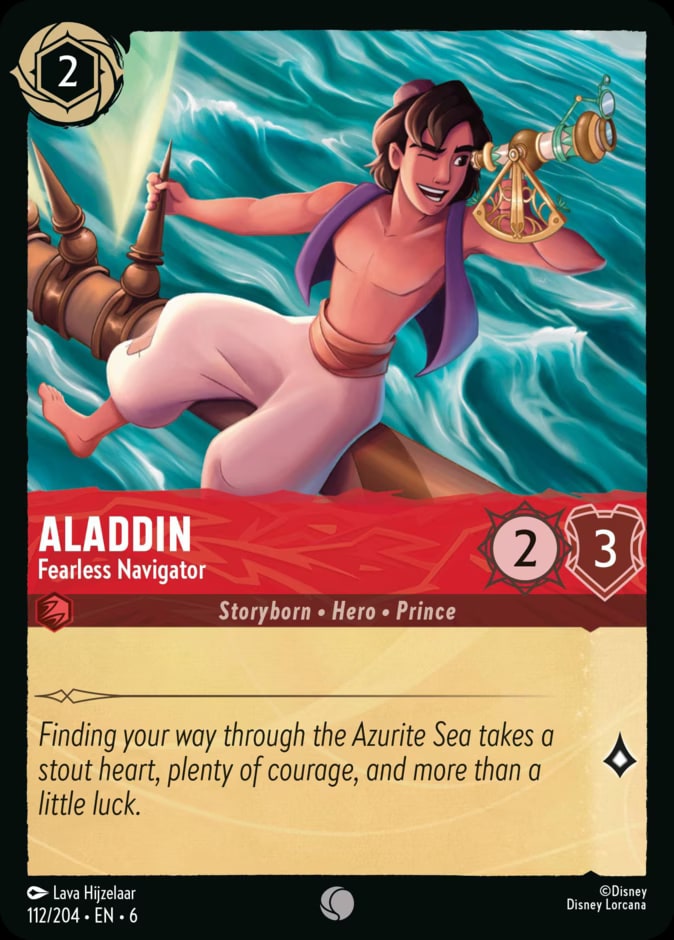 Aladdin - Fearless Navigator, Azurite Sea 112/204