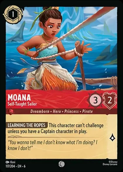 Moana - Self-Taught Sailor, Azurite Sea 117/204