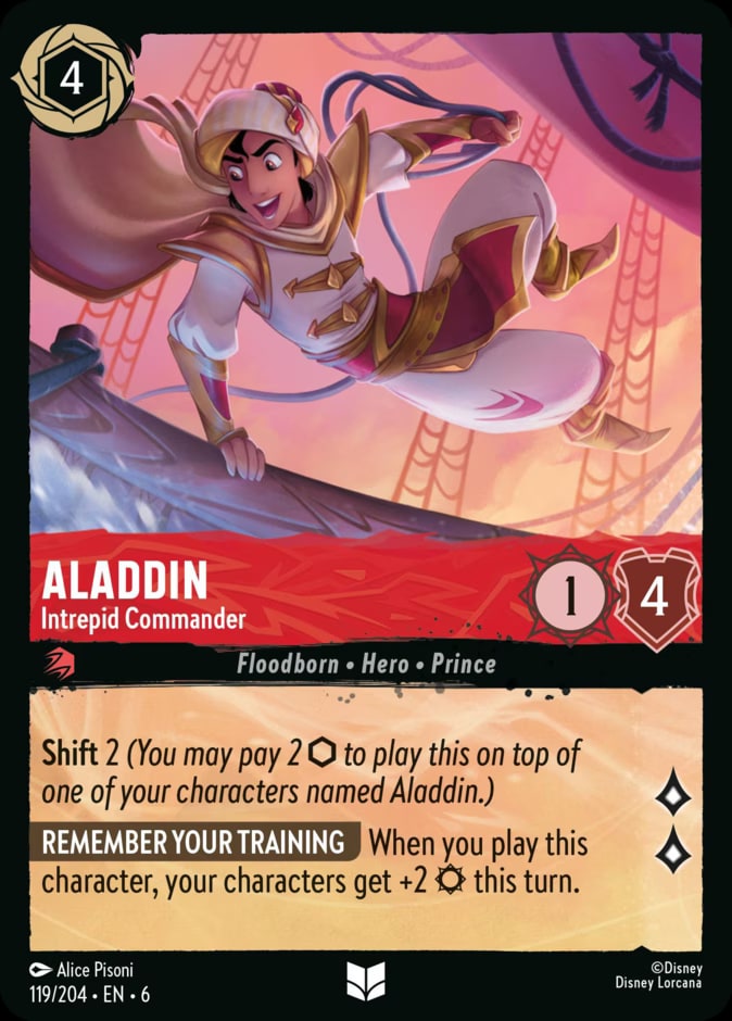 Aladdin - Intrepid Commander, Azurite Sea 119/204