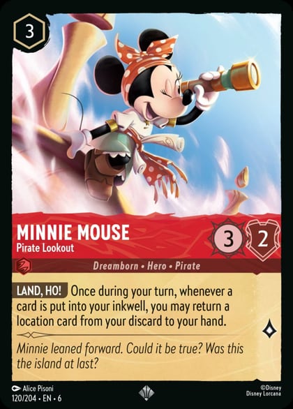 Minnie Mouse - Pirate Lookout, Azurite Sea 120/204