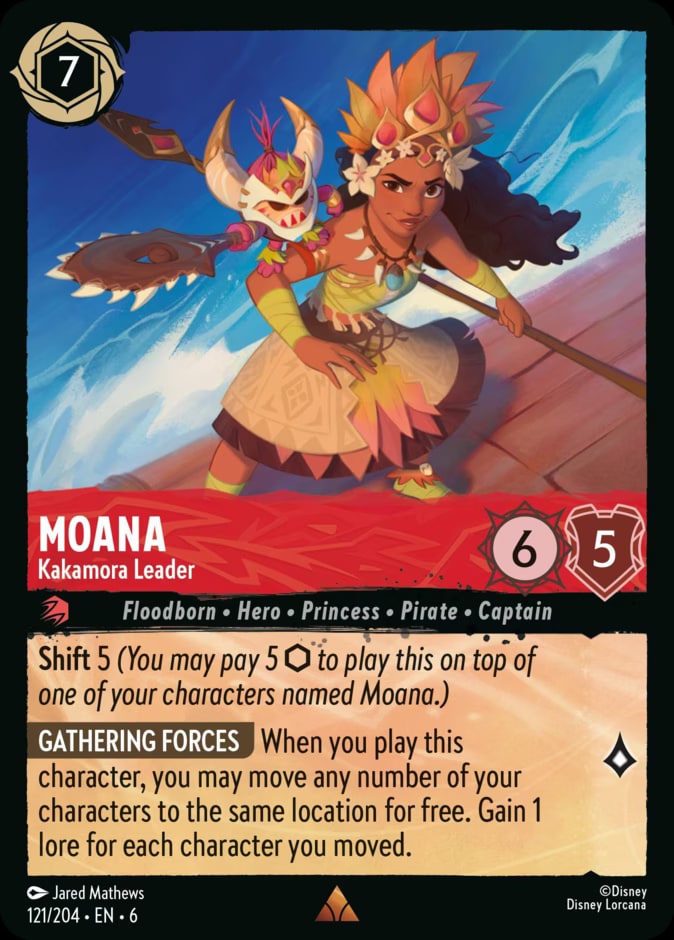 Moana - Kakamora Leader, Azurite Sea 121/204