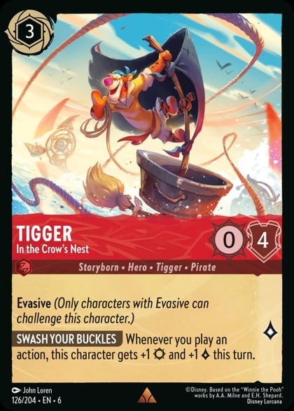 Tigger - In the Crow's Nest, Azurite Sea 126/204