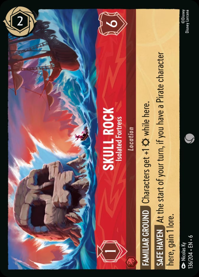 Skull Rock - Isolated Fortress, Azurite Sea 136/204