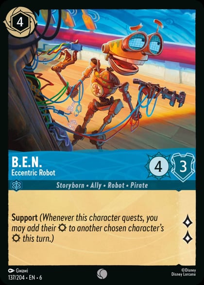 B.E.N. - Eccentric Robot, Azurite Sea 137/204
