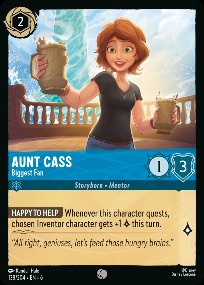 Aunt Cass - Biggest Fan, Azurite Sea 138/204