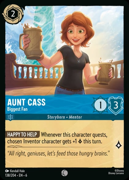 Aunt Cass - Biggest Fan, Azurite Sea 138/204