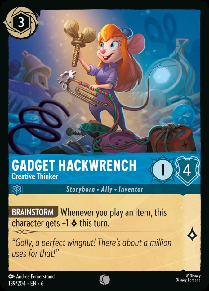 Gadget Hackwrench - Creative Thinker, Azurite Sea 139/204