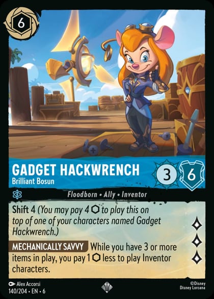 Gadget Hackwrench - Brilliant Bosun, Azurite Sea 140/204