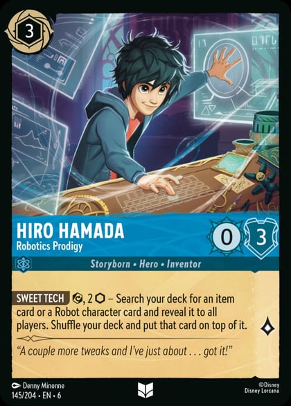 Hiro Hamada - Robotics Prodigy, Azurite Sea 145/204