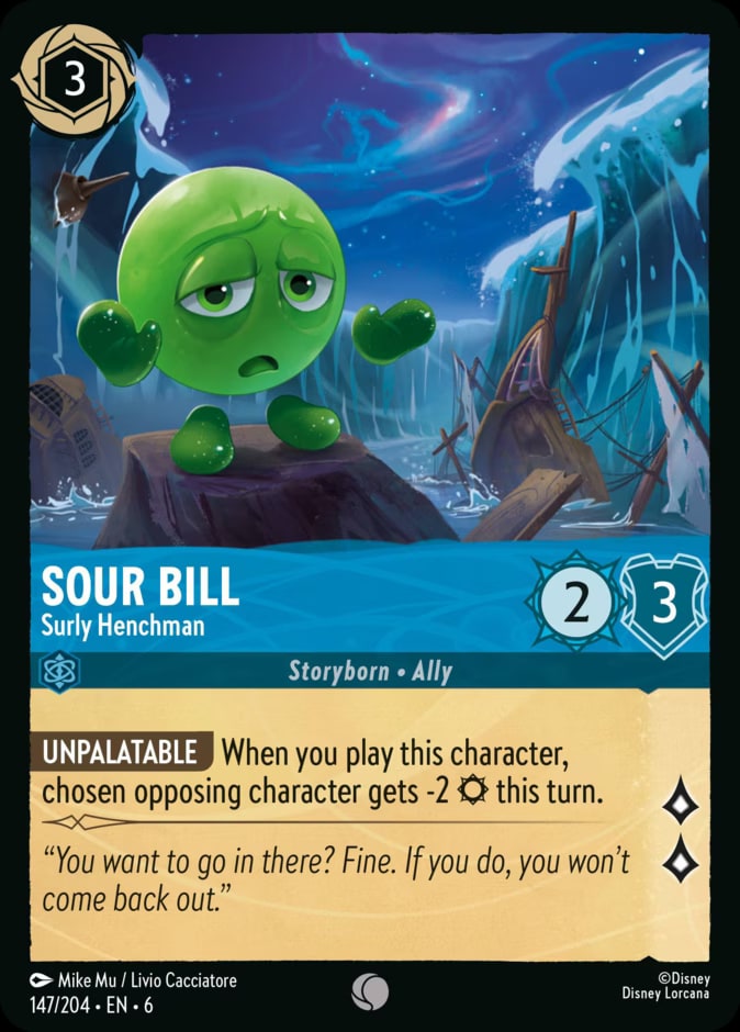 Sour Bill - Surly Henchman, Azurite Sea 147/204