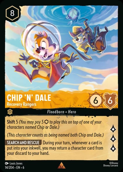 Chip 'n' Dale - Recovery Rangers, Azurite Sea 14/204