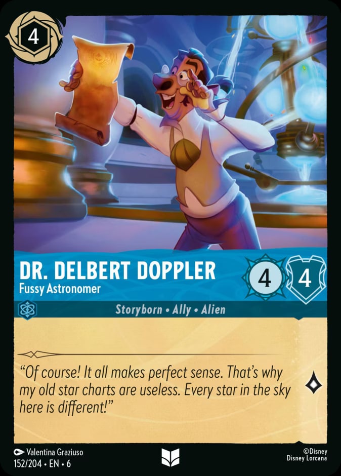 Dr. Delbert Doppler - Fussy Astronomer, Azurite Sea 152/204