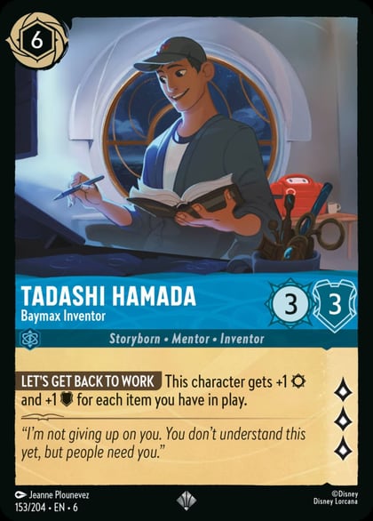 Tadashi Hamada - Baymax Inventor, Azurite Sea 153/204