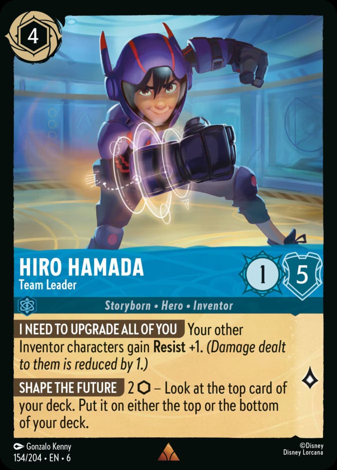 Hiro Hamada - Team Leader, Azurite Sea 154/204
