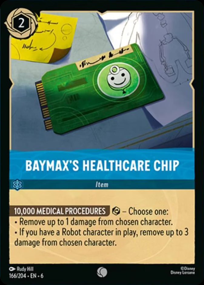 Baymax's Healthcare Chip, Azurite Sea 166/204