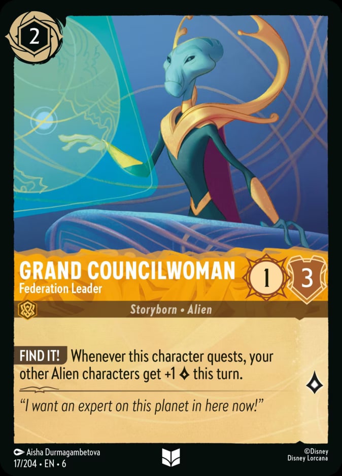 Grand Councilwoman - Federation Leader, Azurite Sea 17/204