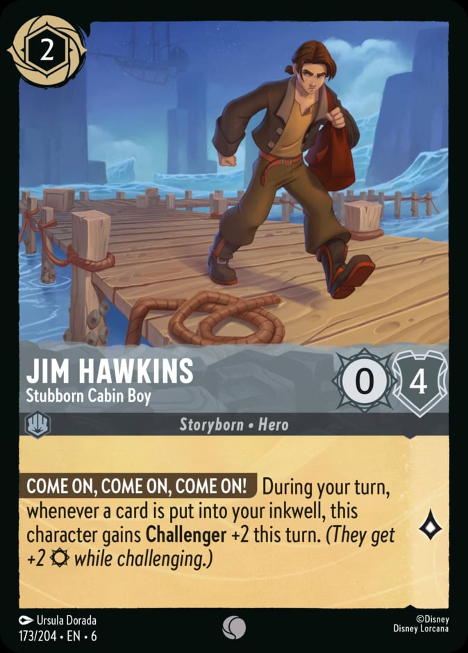 Jim Hawkins - Stubborn Cabin Boy, Azurite Sea 173/204