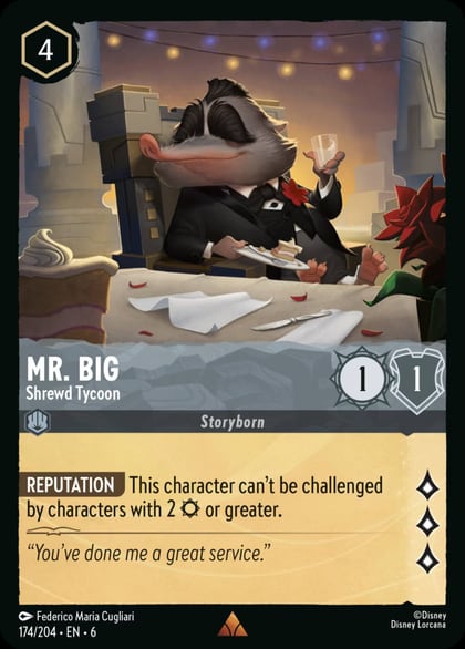 Mr. Big - Shrewd Tycoon, Azurite Sea 174/204
