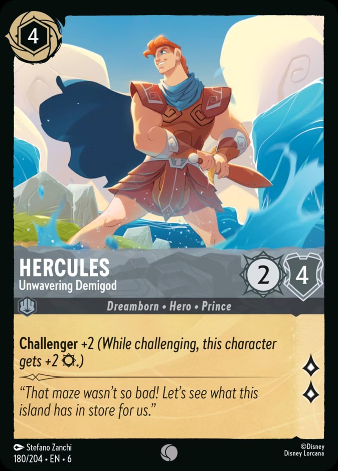 Hercules - Unwavering Demigod, Azurite Sea 180/204