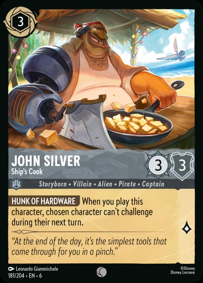 John Silver - Ship's Cook, Azurite Sea 181/204